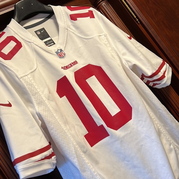 NIKE NFL SF 49ers Classic Jimmy GAROPPOLO #10 White JERSEY! - Picture 4 of 8